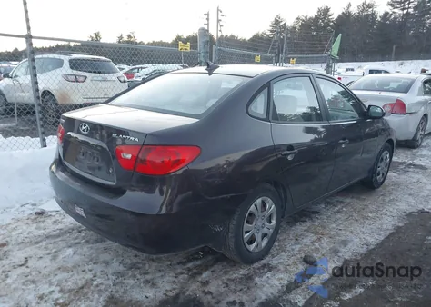 2009 Hyundai Elantra Gls from USA, damaged, VIN KMHDU46D49U808523